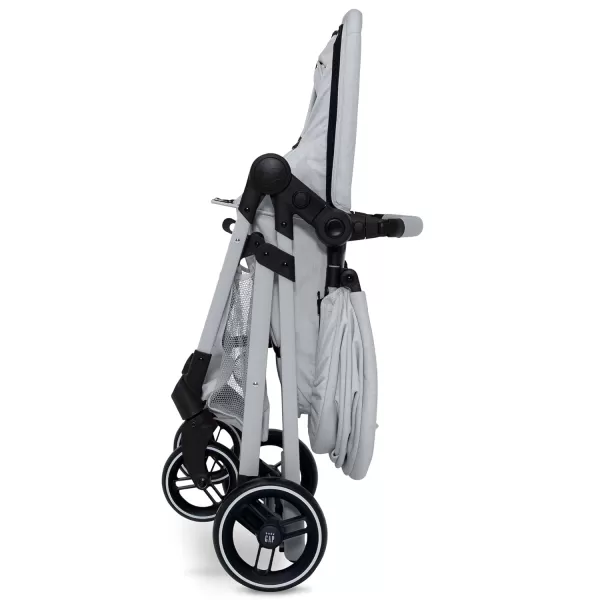 GAP babyGap 2-in-1 Carriage Stroller - Car Seat Compatible - Easy One-Handed Fold - Lightweight Stoller with Oversized Canopy &amp; Reclining Seat - Made with Sustainable Materials, Black Camo