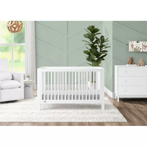 GAP babyGap Charlie 6-in-1 Convertible Crib - Greenguard Gold Certified, Blush Pink
