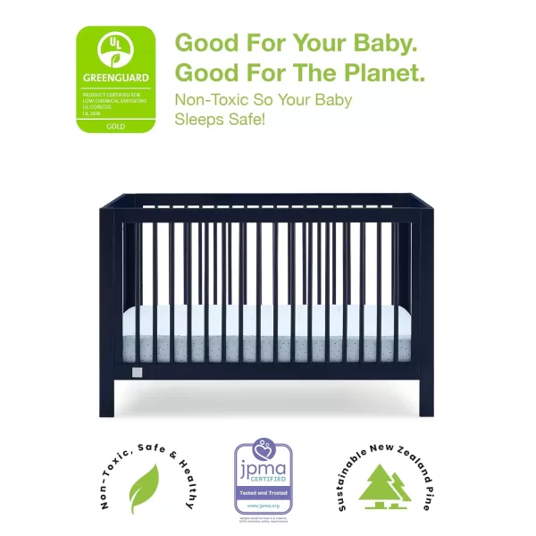 GAP babyGap Charlie 6-in-1 Convertible Crib - Greenguard Gold Certified, Blush Pink