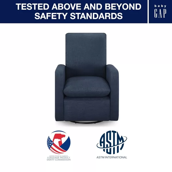 GAP babyGap Cloud Recliner with LiveSmart Evolve - Sustainable Performance Fabric, Artic