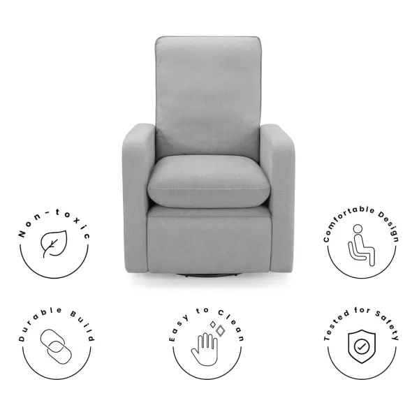 GAP babyGap Cloud Recliner with LiveSmart Evolve - Sustainable Performance Fabric, Artic