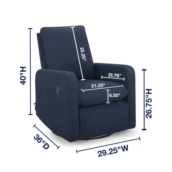 GAP babyGap Cloud Recliner with LiveSmart Evolve - Sustainable Performance Fabric, Artic