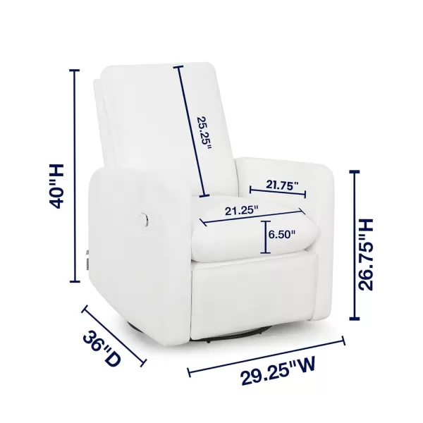GAP babyGap Cloud Recliner with LiveSmart Evolve - Sustainable Performance Fabric, Artic