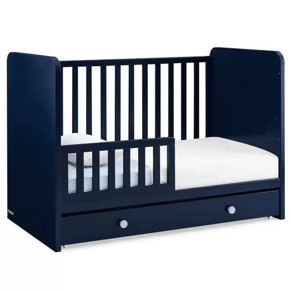 GAP babyGap Graham 4-in-1 Convertible Crib with Storage Drawer - Greenguard Gold Certified, Bianca White
