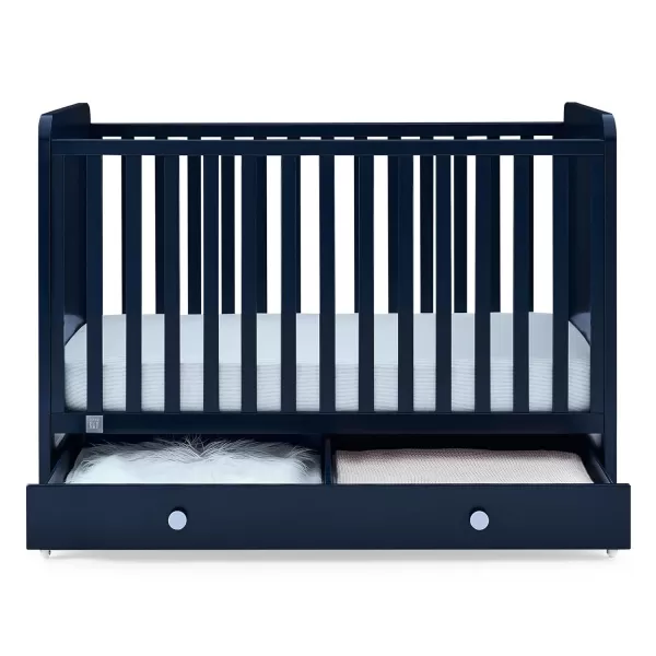 GAP babyGap Graham 4-in-1 Convertible Crib with Storage Drawer - Greenguard Gold Certified, Bianca White