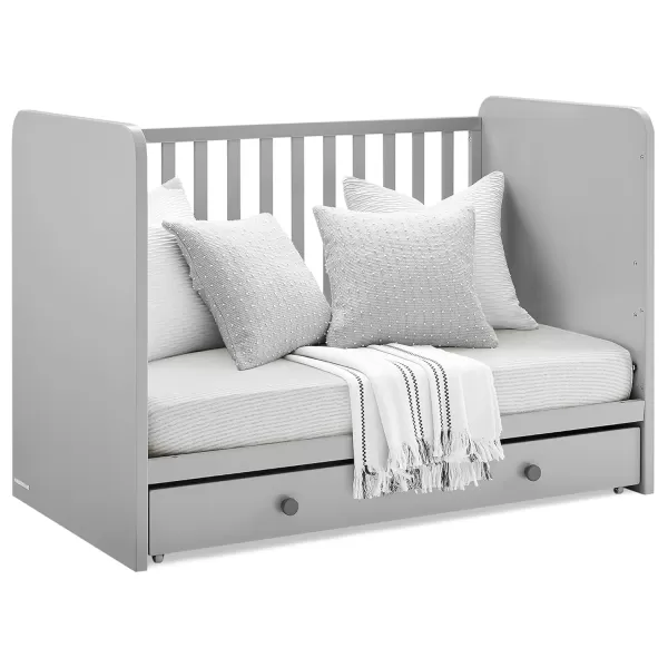 GAP babyGap Graham 4-in-1 Convertible Crib with Storage Drawer - Greenguard Gold Certified, Bianca White