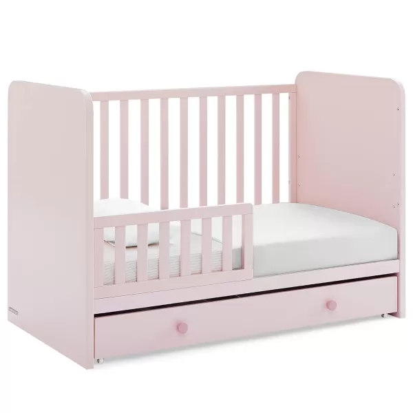 GAP babyGap Graham 4-in-1 Convertible Crib with Storage Drawer - Greenguard Gold Certified, Bianca White