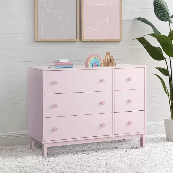 GAP babyGap Legacy 6 Drawer Dresser with Interlocking Drawers - Greenguard Gold Certified, Navy/Light Blue