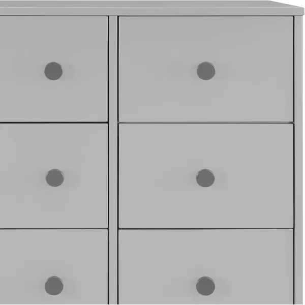 GAP babyGap Legacy 6 Drawer Dresser with Interlocking Drawers - Greenguard Gold Certified, Navy/Light Blue
