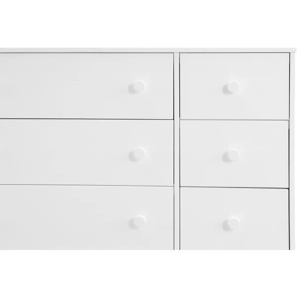 GAP babyGap Legacy 6 Drawer Dresser with Interlocking Drawers - Greenguard Gold Certified, Navy/Light Blue