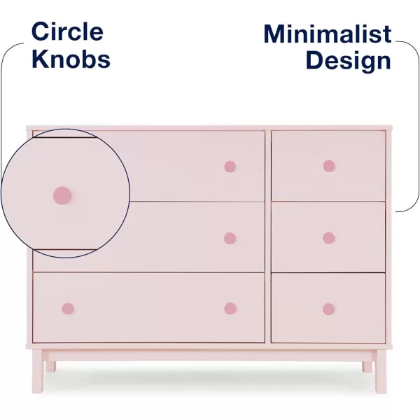 GAP babyGap Legacy 6 Drawer Dresser with Interlocking Drawers - Greenguard Gold Certified, Navy/Light Blue