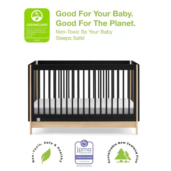 GAP babyGap Tate 4-in-1 Convertible Crib - Greenguard Gold Certified, Navy/Natural