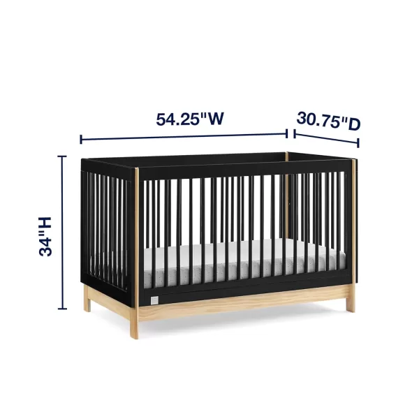 GAP babyGap Tate 4-in-1 Convertible Crib - Greenguard Gold Certified, Navy/Natural