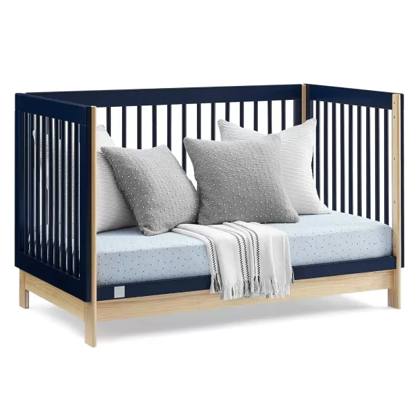 GAP babyGap Tate 4-in-1 Convertible Crib - Greenguard Gold Certified, Navy/Natural
