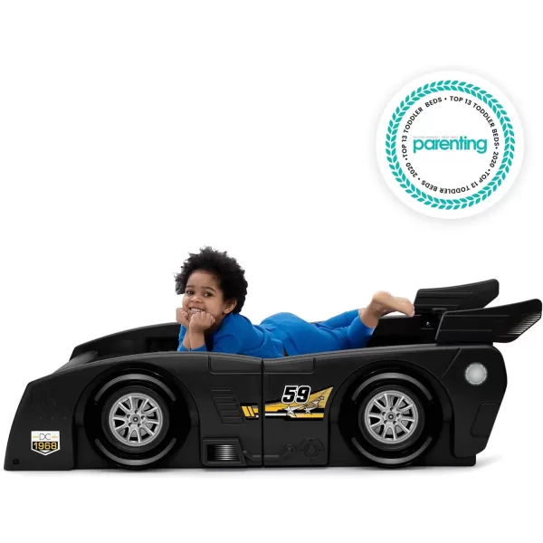 Grand Prix Race Car Toddler &amp; Twin Bed - Made in USA, Black