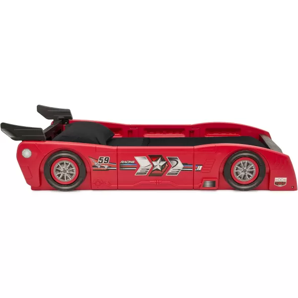 Grand Prix Race Car Toddler &amp; Twin Bed - Made in USA, Black
