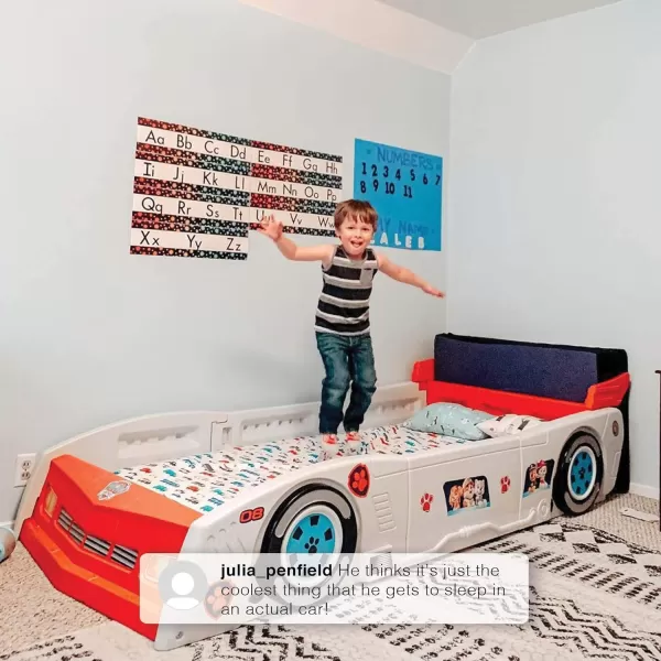 Grand Prix Race Car Toddler &amp; Twin Bed - Made in USA, Black