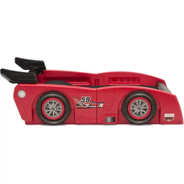 Grand Prix Race Car Toddler &amp; Twin Bed - Made in USA, Black