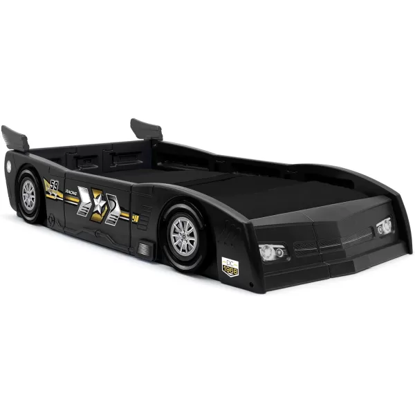 Grand Prix Race Car Toddler &amp; Twin Bed - Made in USA, Black