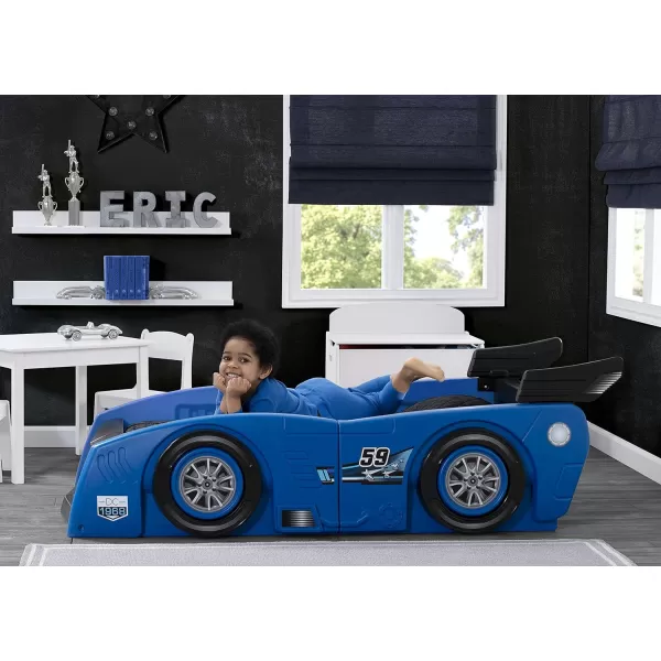 Grand Prix Race Car Toddler &amp; Twin Bed - Made in USA, Black