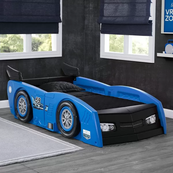 Grand Prix Race Car Toddler &amp; Twin Bed - Made in USA, Black
