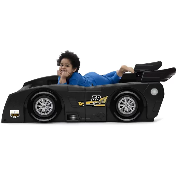 Grand Prix Race Car Toddler &amp; Twin Bed - Made in USA, Black