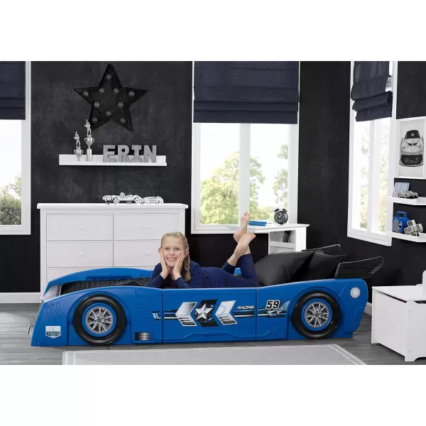 Grand Prix Race Car Toddler &amp; Twin Bed - Made in USA, Black