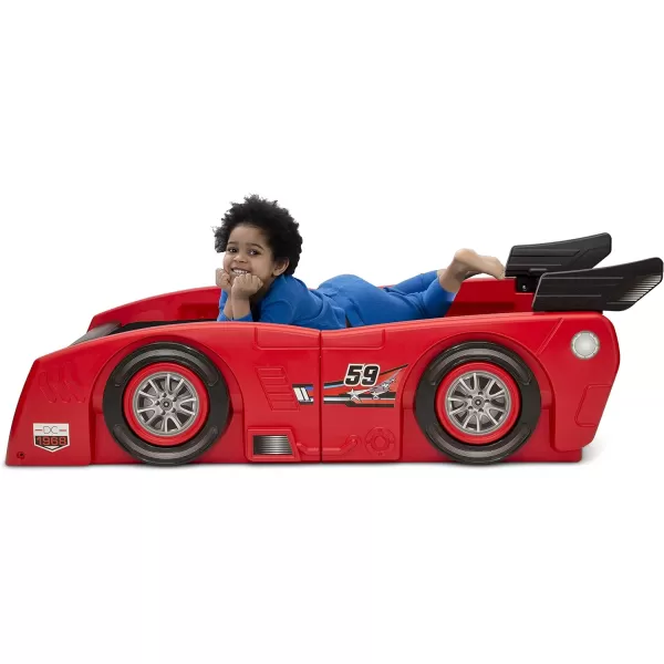 Grand Prix Race Car Toddler &amp; Twin Bed - Made in USA, Black