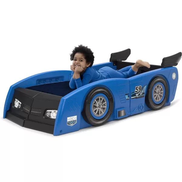 Grand Prix Race Car Toddler &amp; Twin Bed - Made in USA, Black