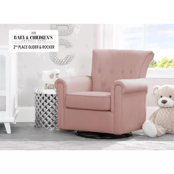 Harper Glider Swivel Rocker Chair, Charcoal