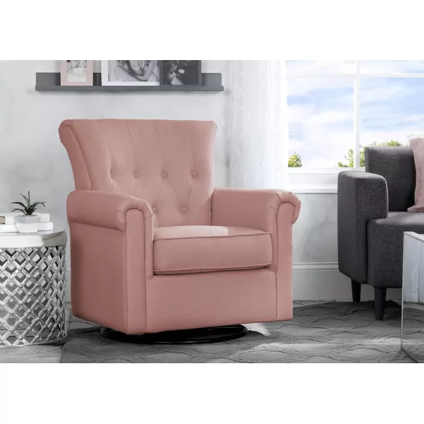 Harper Glider Swivel Rocker Chair, Charcoal