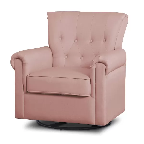 Harper Glider Swivel Rocker Chair, Charcoal