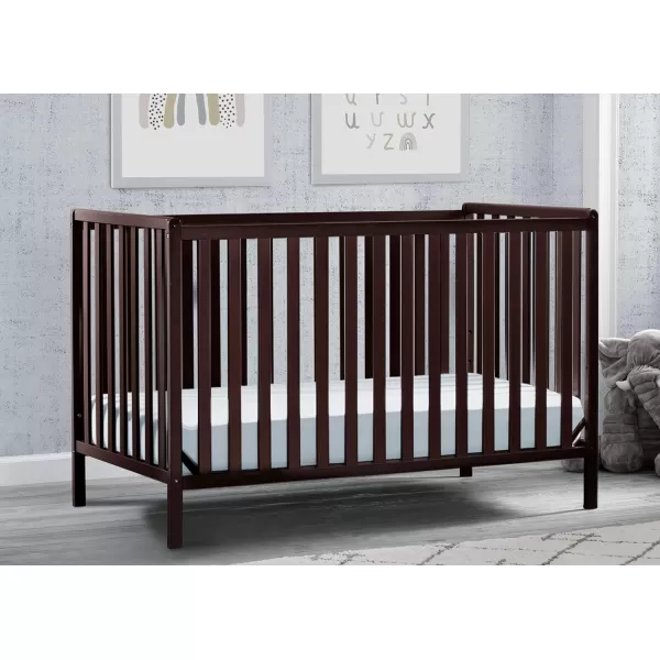 Heartland 4-in-1 Convertible Crib - Greenguard Gold Certified, Charcoal Grey