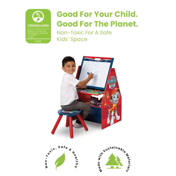 Kids Easel and Play Station – Ideal for Arts &amp; Crafts, Homeschooling and More- Greenguard Gold Certified, Disney Princess