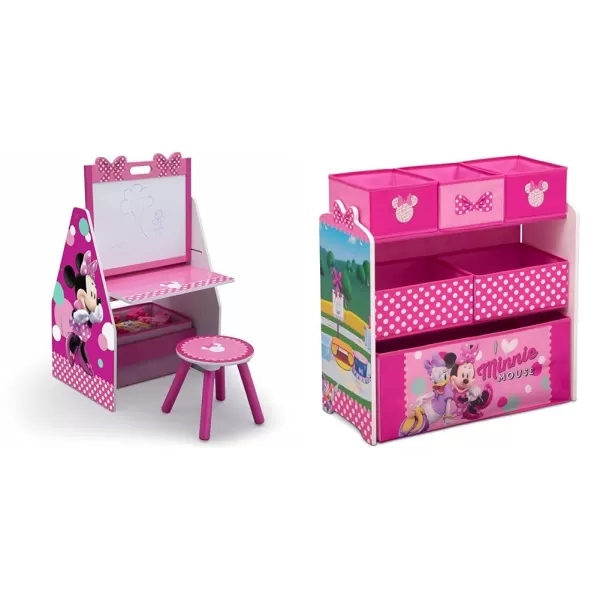 Kids Easel and Play Station – Ideal for Arts &amp; Crafts, Homeschooling and More- Greenguard Gold Certified, Disney Princess