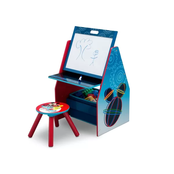 Kids Easel and Play Station – Ideal for Arts &amp; Crafts, Homeschooling and More- Greenguard Gold Certified, Disney Princess