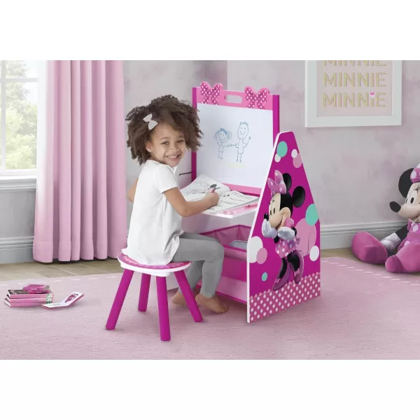 Kids Easel and Play Station – Ideal for Arts &amp; Crafts, Homeschooling and More- Greenguard Gold Certified, Disney Princess