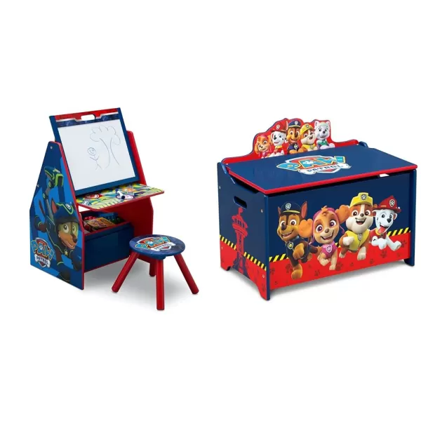 Kids Easel and Play Station – Ideal for Arts &amp; Crafts, Homeschooling and More- Greenguard Gold Certified, Disney Princess