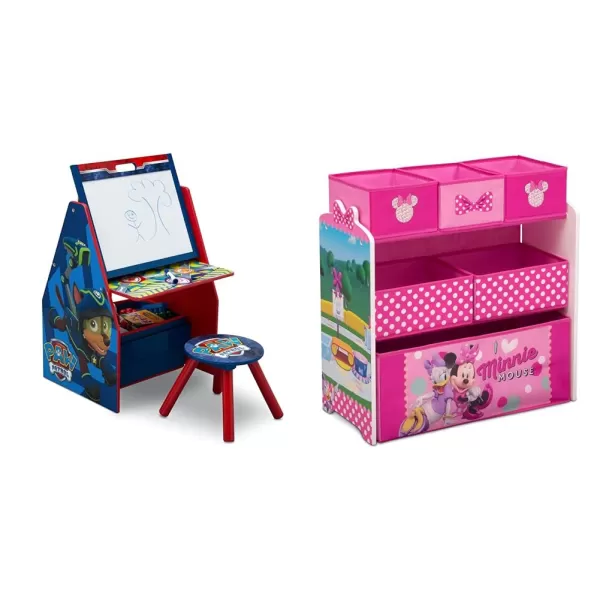 Kids Easel and Play Station – Ideal for Arts &amp; Crafts, Homeschooling and More- Greenguard Gold Certified, Disney Princess