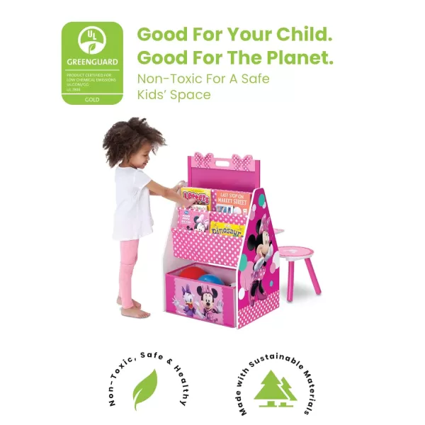 Kids Easel and Play Station – Ideal for Arts &amp; Crafts, Homeschooling and More- Greenguard Gold Certified, Disney Princess