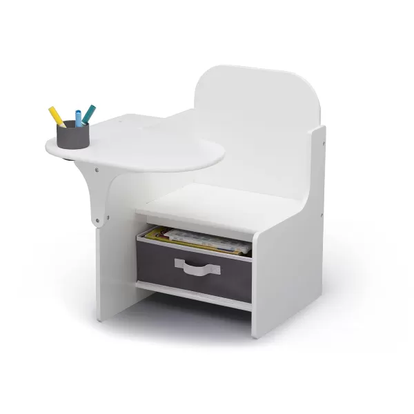 MySize Chair Desk with Storage Bin - Greenguard Gold Certified,Arm Rest, Engineered Wood, Dusty Rose