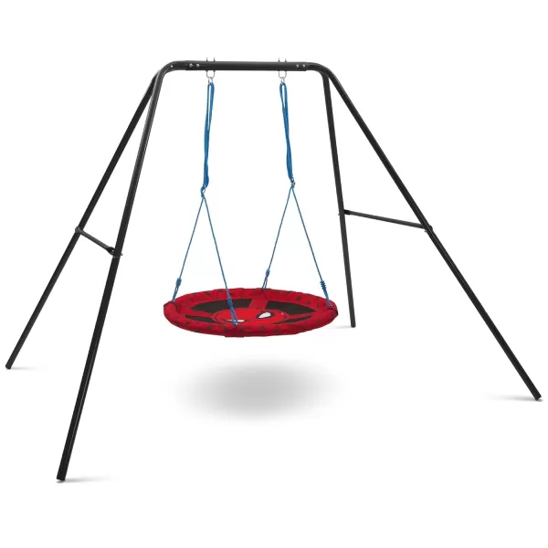 PAW Patrol 40-Inch Saucer Swing for Kids – Attaches to Swing Sets or Trees – Includes All Necessary Hanging Hardware &amp; Rope