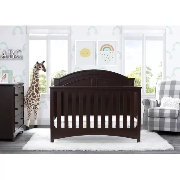 Perry 6-in-1 Convertible Crib - Greenguard Gold Certified, Moonstruck Grey