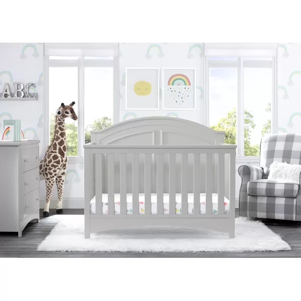 Perry 6-in-1 Convertible Crib - Greenguard Gold Certified, Moonstruck Grey