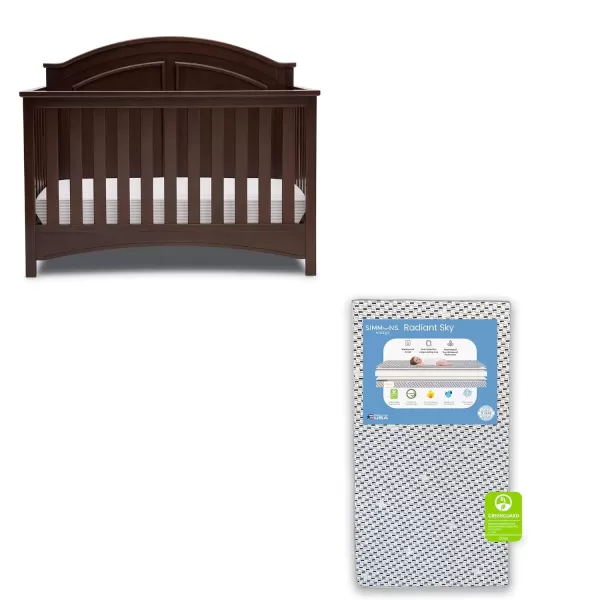 Perry 6-in-1 Convertible Crib - Greenguard Gold Certified, Moonstruck Grey