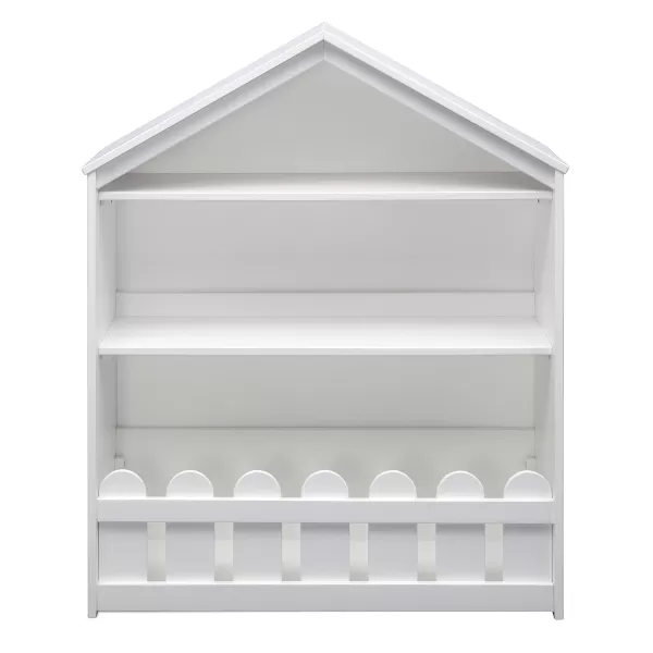 Serta Happy Home Storage Bookcase - Ideal for Books, Decor, Homeschooling &amp; More, Bianca White