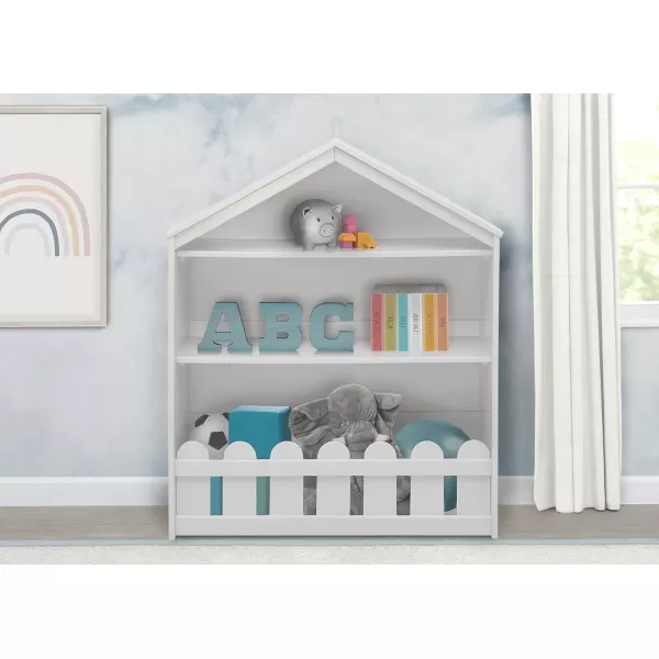 Serta Happy Home Storage Bookcase - Ideal for Books, Decor, Homeschooling &amp; More, Bianca White