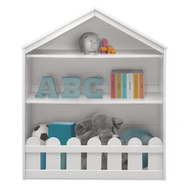 Serta Happy Home Storage Bookcase - Ideal for Books, Decor, Homeschooling &amp; More, Bianca White