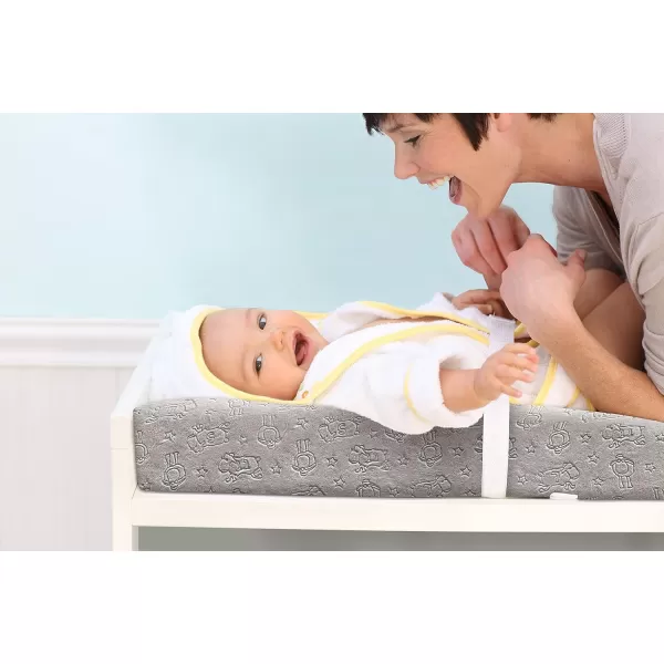 Serta Perfect Sleeper Contoured Changing Pad with Plush Cover, Pink