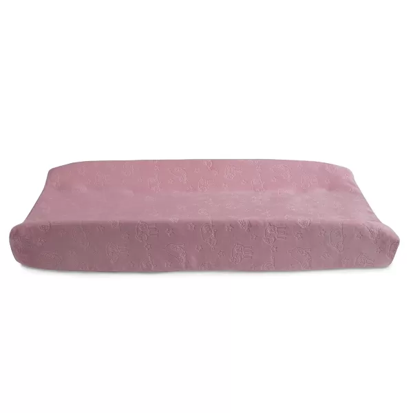 Serta Perfect Sleeper Contoured Changing Pad with Plush Cover, Pink